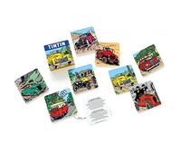 Moulinsart Set de Ocho Posavasos de colección Tintín, los Coches (04358)