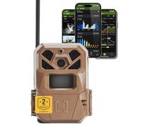 Moultrie Cámara Edge 2 Cellular Trail - Conexión automática a Nivel Nacional 4G LTE - Foto bajo Demanda de 36 MP - Video 1080P con Audio HD - Rango de detección de 100 pies - Flash de bajo Brillo