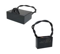 MOUMOUTEN 2 condensadores de arranque CBB61 de 1 uF/500 V para motores de ventiladores de techo, extractores y campanas extractoras