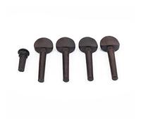 MOUMOUTEN 4 Clavijas De ébano, Juego De Clavijas De Repuesto Para Violines 4/4, Instrumentos Musicales, Violín, Pasador De Madera, Pieza De Violín Decorativa De Madera