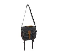 MOUMOUTEN Bolsa de cámara de Lona Vintage, Lienzo Encerado de 10.2x7.9x4.7 Pulgadas con Bolso de Mensajero de Hombro de Cuero para Viajar por fotografía DSLR