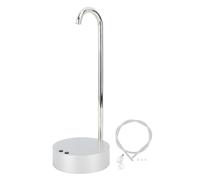 MOUMOUTEN Bomba dispensadora de Agua automática para Escritorio, Bomba de Botella eléctrica para el hogar y la Oficina, dispensador de Agua Mineral con batería Recargable USB (Silver)