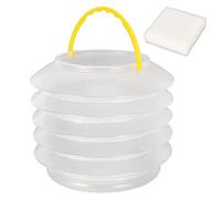 MOUMOUTEN Lavadora De Brochas De Pintura, Vaso De Agua Plegable Transparente Para Brochas De Pintura, Lavabo Para Brochas De Pintura, Cubo Limpiador De Brochas Tipo Resorte, Para Acuarela, Arte Al óle