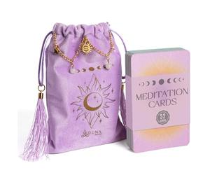 Mouna Mind 52 tarjetas de atención plena, alivio de la ansiedad y cuidado personal, ejercicios de atención plena para aliviar el estrés