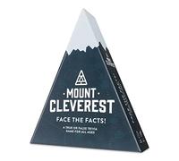 Mount Cleverest - Edición original | Juego de trivia verdadero o falso | Divertido juego de cartas familiar para adultos y niños | Juegos de fiesta para cumpleaños | Juegos de viaje | Regalo para