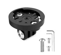 Mount Combo Adaptador para Garmin Gopro, soporte de bicicleta adaptador universal para Garmin Edge, compatible con cámara o faro, distancia entre orificios de 22 mm, cierre rápido montaje frontal
