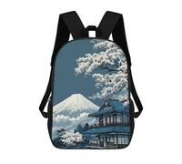Mount Fuji And Traditional Japanese House Mochilas Mochilas Infantiles Mochila Escolar Mochila Escolar Infantil Impresa En 3D Mochilas De Viaje De Moda Para Niños De Primaria Y Secundaria 17inch