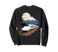 Mount Fuji Bullet Train Shinkansen Japan View Sudadera