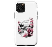 Mount Fuji Cherry Blossoms Geisha Japanese Garden Japan Art Carcasa para iPhone 11 Pro