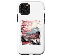 Mount Fuji Cherry Blossoms Geisha Japanese Garden Japan Art Carcasa para iPhone 11 Pro