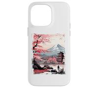 Mount Fuji Cherry Blossoms Geisha Japanese Garden Japan Art Carcasa para iPhone 14 Pro Max