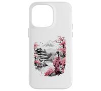 Mount Fuji Cherry Blossoms Geisha Japanese Garden Japan Art Carcasa para iPhone 14 Pro MAX