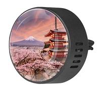 Mount Fuji in Japan - Difusor de ambientador para aromaterapia de coche, difusor de fragancia de coche, clip de ventilación para coche, oficina, cocina