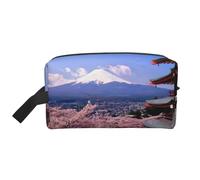 Mount Fuji Japan Print - Bolsa de almacenamiento grande para cosméticos de viaje, organizador portátil para artículos de tocador, accesorios