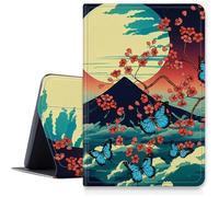 Mount Fuji Sakura Butterfly - Funda protectora inteligente para Samsung Galaxy Tab A9 Plus de 11 pulgadas 2023 (SM-X210/X216/X218), múltiples ángulos de visión con función de encendido automático para