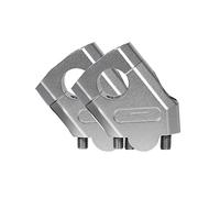 Mount Handle Clamp Montaje Manillar Para Para MT07 Para MT09 Universal 28mm 1 1/8 "22mm 7/8" Manillar Riser Bar Montaje Manija Abrazadera Plata Accesorios Motocicleta(22mm Silver)