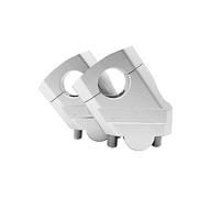 Mount Handle Clamp Montaje Manillar Para SUZUKI Para DL650 Manillar Riser Bar Montaje Manija Abrazadera Plata Negro Motocicleta 22mm(2)