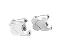 Mount Handle Clamp Para BMW F800GT F 800 GT F800GS F 800 GS 2007-2017 Elevador Manillar Motocicleta Manillar Arrastre Abrazadera Extender Adaptador Alzas Manillar(Silver)