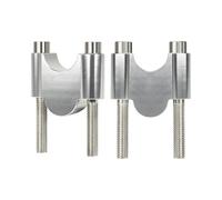 Mount Handle Clamp Para BMW R1200gs Elevador Manillar Motocicleta Abrazadera Montaje Barra 28mm 1 1/8 "22mm 7/8" Alzas Manillar(28mm Silver)