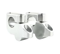 Mount Handle Clamp Para CRF250L 300L Para Rally Para CRF150R 250R 450R L 450X 250M CR125R 22mm 7/8" Elevadores Manillar Extensión Montaje Trasera Movida Alzas Manillar(Silver)