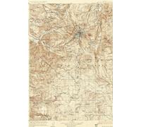 Mount Hood Map Journal: Vintage Map Notebook