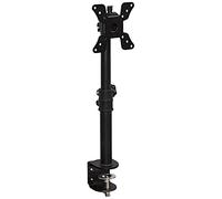 Mount-It! Soporte De Escritorio Inclinable Ajustable Para LCD LED (Max 33 Lb, 10 ~ 25 Pulgadas) - Negro
