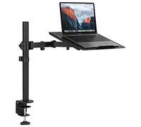 Mount-It! Soporte de Escritorio para computadora portátil | Soporte articulado para Bandeja para Laptop con ventilación | Extensión de Escritorio para computadora portátil en C (MI-4352LT)