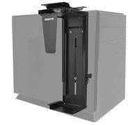 Mount-It! Soporte de montaje debajo del escritorio para CPU - Soporte de pared para torre de computadora y soporte debajo del mostrador, giratorio de 360 grados Se puede montar en pared