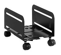 Mount-It! Soporte rodante para CPU con Ruedas, Carro de Torre para computadora de Escritorio Resistente con ventilación y Ancho Ajustable de 4.87 a 8.5 Pulgadas