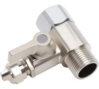 Mount Kumgang Válvula De Cierre Adaptador En T, Válvula De Cierre Adaptador En T De Latón, Conector De 3 Vías Resistente a Corrosión, Per Tubo Da Giardino, Rubinetto, Valvola Di Arresto e Altro Ancora