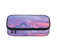 Mount Rainier National Park at Sunset - Estuche para lápices de gran capacidad, estuche grande para bolígrafos, organizador de almacenamiento de papelería para, color, 5.0cm*10.5cm*20.5cm, Estuche