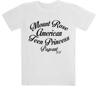 Mount Rose American Teen Princess Camiseta Blanca De Manga Corta para Niños