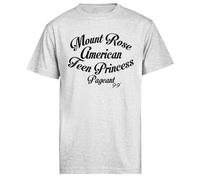 Mount Rose American Teen Princess Camiseta De Manga Corta De Hombre Gris