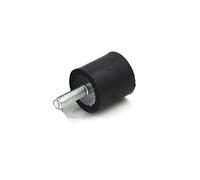 Mount shock 1 Uds M3 M4 M5 M6 soportes de goma antivibración diámetro 8/10/13/15/20/25mm aislador bobina tipo amortiguador(M4x10mm 10x15mm)