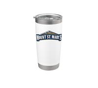 Mount St. Mary's University Mountaineers Logo Vaso térmico de acero inoxidable de doble pared