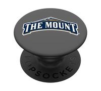 Mount St. Mary's University Mountaineers The Mount Logo PopSockets PopGrip Adhesivo