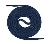 Mount Swiss Cordones redondos de calidad para zapatos de trabajo, senderismo y trekking, poliéster, diámetro 4,5 mm, muy resistente, color azul oscuro, longitud 150 cm