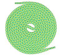 Mount Swiss© Cordones redondos premium, para zapatos de trabajo o trekking, 100% poliéster, extremadamente resistentes, 5 mm de diámetro, 12 colores, longitudes 60 - 200 cm, color Turquesa, talla 110