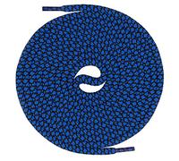 Mount Swiss© Cordones redondos premium, para zapatos de trabajo o trekking, 100% poliéster, extremadamente resistentes, 5 mm de diámetro, 12 colores, longitudes 60 - 200 cm, color Azul, talla 100