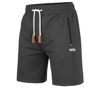 Mount Swiss Pantalones Cortos de Ocio para Hombre Liam | 2 Bolsillos Laterales y 1 Bolsillo Trasero con Cremallera I Pantalones Cortos Deportivos en Colores clásicos, Antracita 6XL