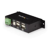 StarTech.com Hub Industrial de 4 Puertos USB 2.0 con Protección Antiestática ESD