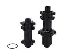 Mountain Bike Hub 24 Hole, Bicycle Disc Brake Hub, Aluminum Alloy Straight Pull Wheel Hub for 6 Bolts Disc Brake, High Performance Bike Hub with Ultra Smooth Rotation for 8-11