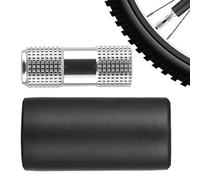 Mountain Bike Inflator, Tyre Head, Quick Inflation Pump, Outdoor Cycling Accessories for Riding Enthusiasts, Outdoor Sports, Professionals, Beginners, Black and Silver Colored