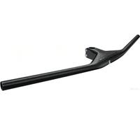 Mountain Bike Manillar, De Fibra De Carbono 3K De La Bicicleta MTB Riser -17 Grado Uno-En Forma Integrada Con El Vástago Del Manillar De Bicicleta De Montaña Partes 600-800 / 80-110Mm,100mm,700mm