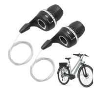 Mountain Bikes Gear Shifter - Cambio de bicicleta | Pomo Twist para cambio de marcha bicicleta - Repuesto de frenos para motocicleta de carretera ATV Dirt Mountain Bike fijación manillar gatillo
