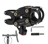 Mountain Bikes Stem, Stems Riser, Ergonómico Spring , Eficient Precision Support, Ideal para bicicleta de gravedad, 1.25 inc Handlebar Mount, Enhances Comfort Control While Riding
