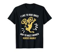 Mountain Biking Funny Cycling Bicycle Bike MTB Cyclist Camiseta