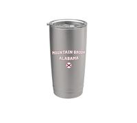 Mountain Brook Alabama (Alabama) Vaso térmico de acero inoxidable de doble pared