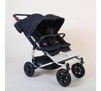 Mountain Buggy Duet Cochecito gemelar Heritage V4 Cochecito Caviar Negro