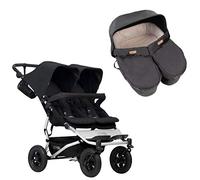 Mountain Buggy Duet Negro + Bañera Gemelos Negro